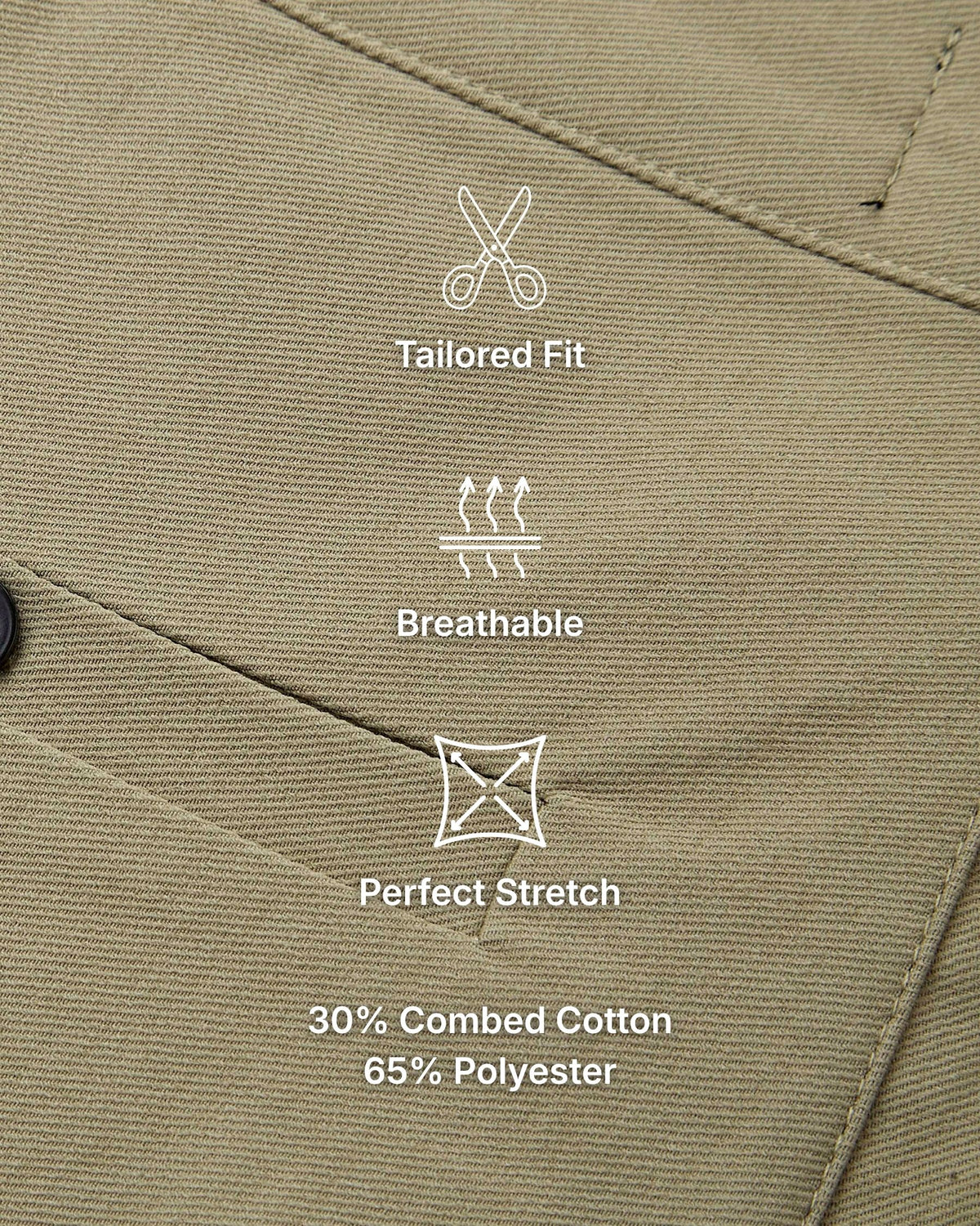 Grant Oak beige Smart Fit Chinos #Color_beige