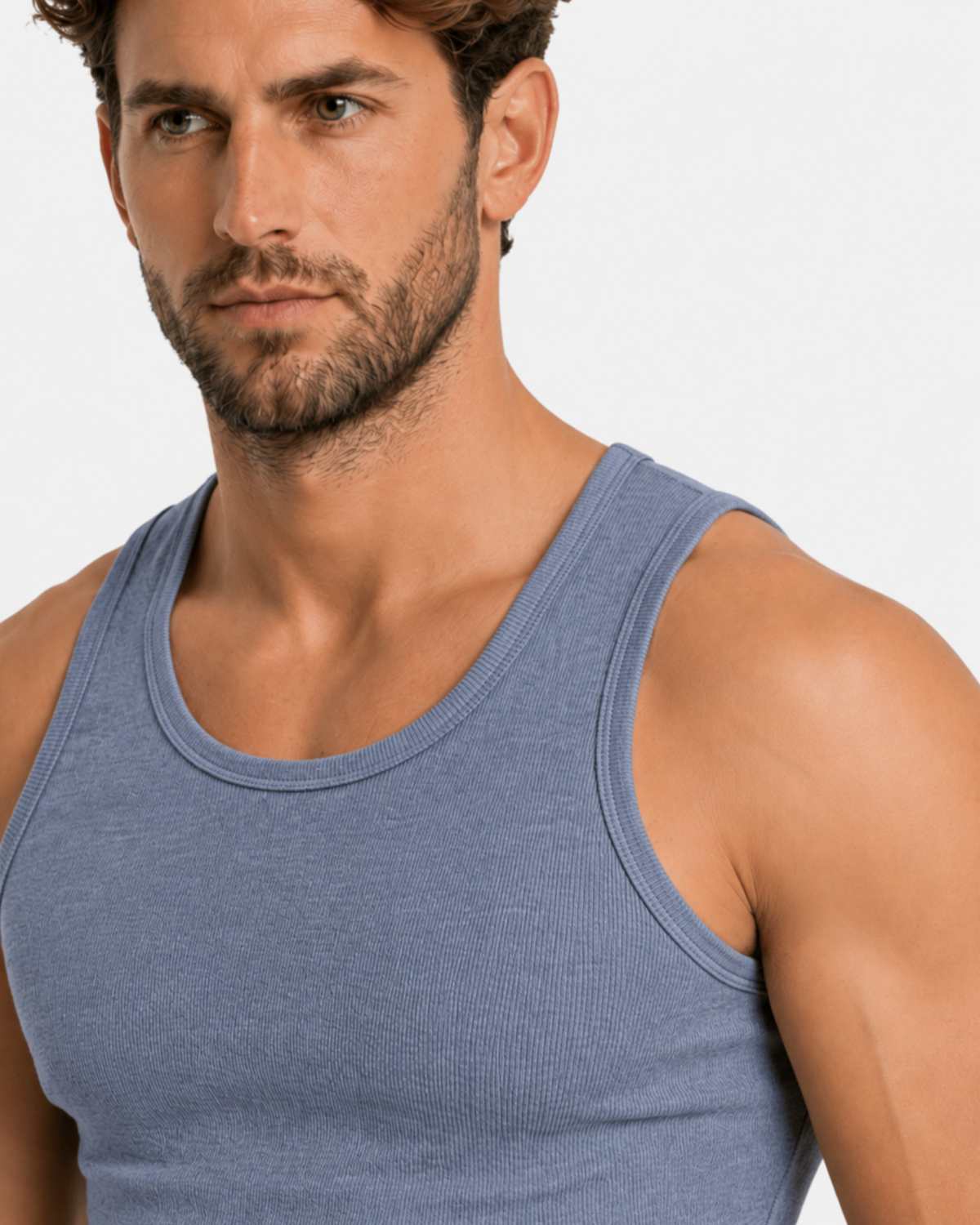 Smart Fit Tank Top - 3-pack gemengd staal