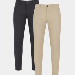 Dark Gray & Beige
